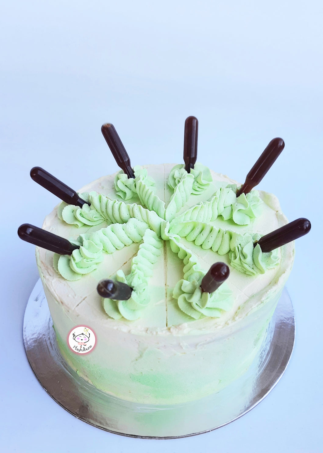 Pandan Palm Sugar Cake